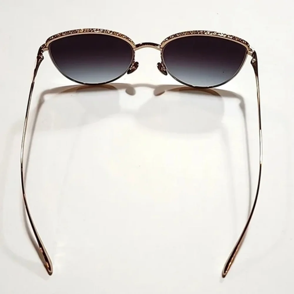CHANEL Gold and Black Sunglasses - Picture 7 of 14